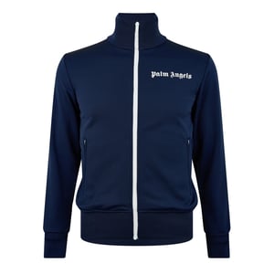 Men's Palm Angels Palm Logo Track Jacket in Navy