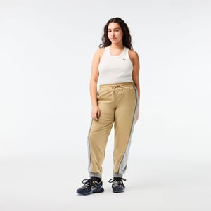 Women's Lacoste Tsuit Trousers in Twig/Cement