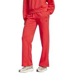 Women's adidas Sl FC Solid Patterned Sweatpants in Pure Ruby/Black