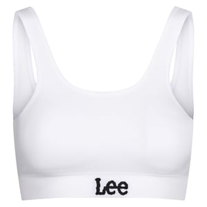 Women's Lee Katie Scoop Neck Cropped Bra in White