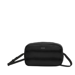 Accessories Boss Ribbed Cross Body Bag in Black