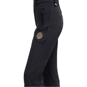 Women's Boss Kern Ski Solid Patterned Flared Ski Pants in Black
