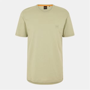 Men's Boss Hbo Tales T-Shirt, Premium Cotton in Open Green 370