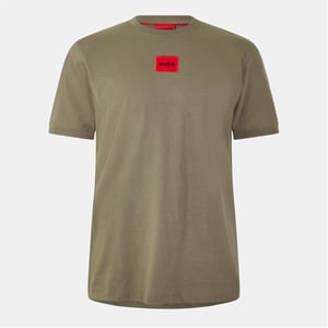 Men's Hugo Regular Fit Diragolino T-Shirt in Med Grey 032