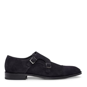 Men's Boss Derrek Monk Capped Toe Shoes in Dark Blue