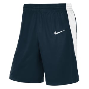 Men's Nike Basketball Solid Patterned Shorts in Obsidian/White