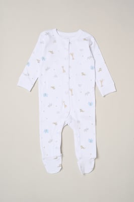 5-Piece Animal Rainbow Print All in One Baby Gift Set