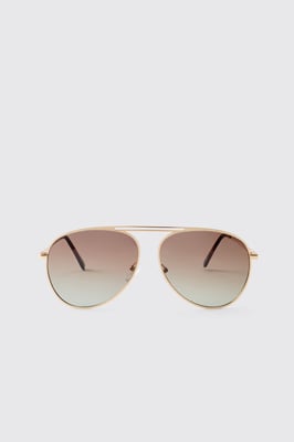 Tinted Aviator Sunglasses