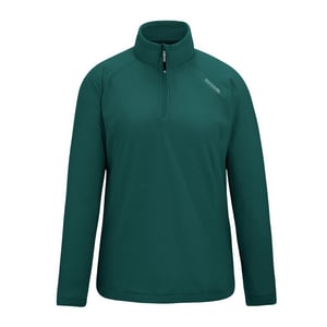 Regatta - Geweldige Outdoor Dames Montes Half Zip Fleece Top (Mediterraan groen)