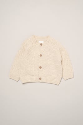 Little Bear Embroidered Knitted Cardigan
