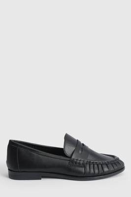 Grace Faux Leather Grandad Loafers