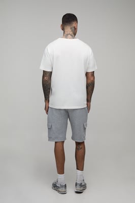 Tall Loose Fit Mid Length Cargo Shorts