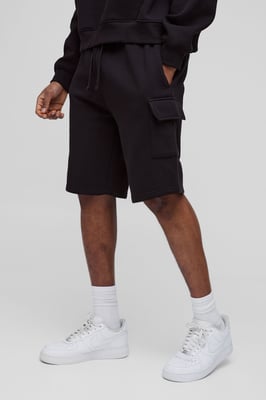 Tall Loose Fit Mid Length Cargo Shorts