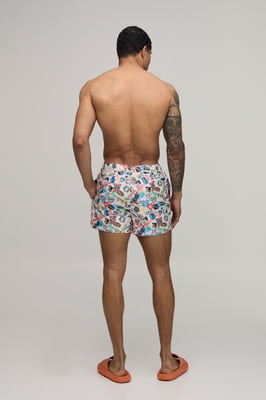 Varsity Printed Short Length Swim Short
