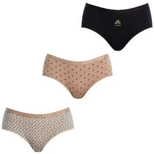 Pack-3 Lot New York Culotter med innerfoder D4C20