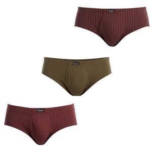 3-pack Herrunderkläder med tryck och öppning A0090