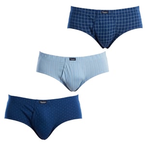 3-pack Herrunderkläder med tryck och öppning A0090