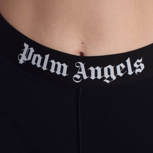 Women's Fitted Leggings with Logo PWVG009C99FAB0011001