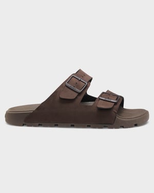Surfley Slides in Dark Brown