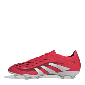 Men's adidas Predator Pro Firm Ground Football Boots in Red/White