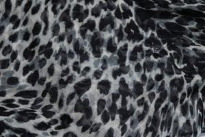 Saint Laurent, leopardspritt kvadratisk scarf