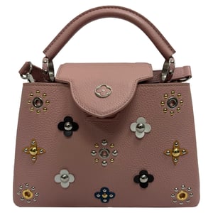 Louis Vuitton Mechanical Flowers Capucines BB Magnolia Bag in Pink Taurillon Leather