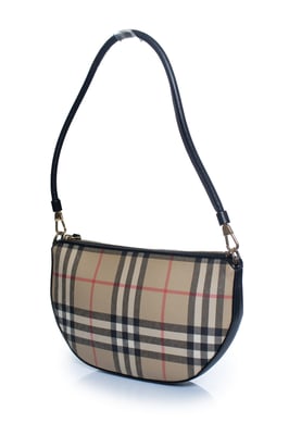 Burberry, Olympia Nova check shoulder bag