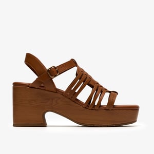 Nerisa May Tan Leather Sandals