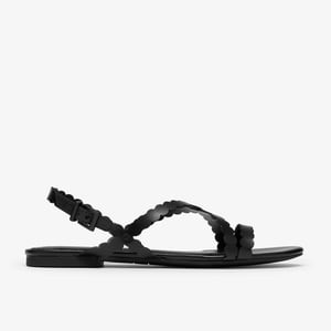 Kediri Strap Black Sandals