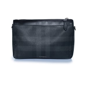 Burberry, Check print rambler bag in canvas