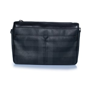 Burberry, Check print rambler bag in canvas