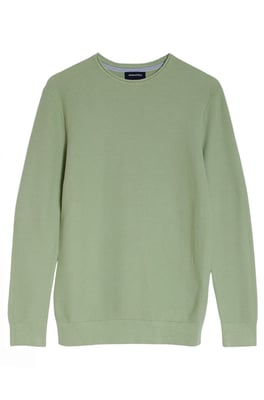 Roll Edge Crew Neck Spring Sweater