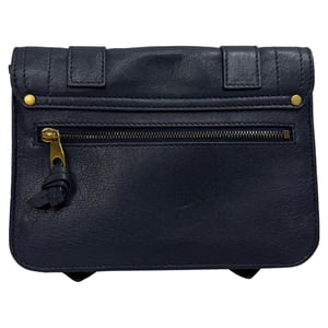 Proenza Schouler PS1 Wallet on Chain Bag in Navy Blue Leather