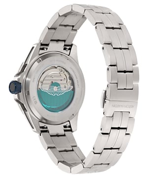 Aston Martin Thrill Rim Heren Zilveren Horloge MTRR1F504