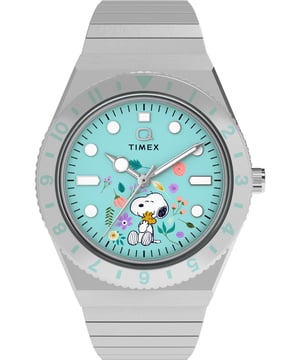 Timex Peanuts Q Timex Dames Horloge Zilverkleurig TW2Y52700