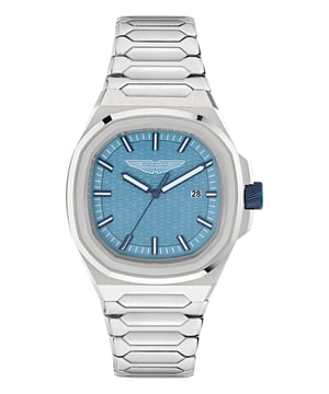 Aston Martin Icon Gpq Heren Zilveren Horloge MTIG2S605
