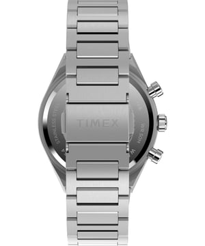 Timex Q Timex Continental Heren Horloge Zilverkleurig TW2Y55900