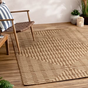 Yard Sandown Jute Indoor/Outdoor Rug, Natural