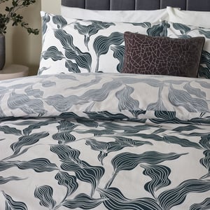Hoem Lauro Printed Reversible Duvet Cover Set, Dusk