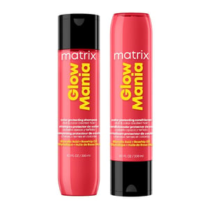 Matrix Glow Mania Color Glow Shampoo 300ml & Glow Mania Color Glow Conditioner 300ml Duo