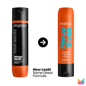 Matrix Total Results Mega Sleek Shampoo 300ml & Conditioner 300ml Duo For Frizzy Hair