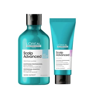 L'oréal Professionnel Serie Expert Scalp Advanced Anti-dandruff Dermo-clarifier Shampoo 300ml And Hair Treatment 200ml Duo