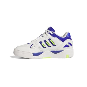 Men's adidas Midcity Low J Lace-Up Low Top Sneakers in Wht/Blue/Lem