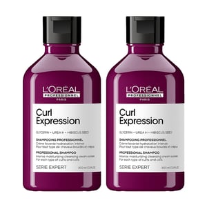 L'oréal Professionnel Serie Expert Curl Expression Moisturising & Hydrating Shampoo 300ml Double
