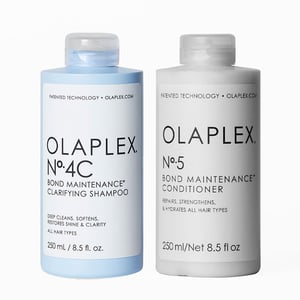 Olaplex No.4c Bond Maintenance Clarifying Shampoo 250ml And No. 5 Bond Maintenance Conditioner 250ml Duo