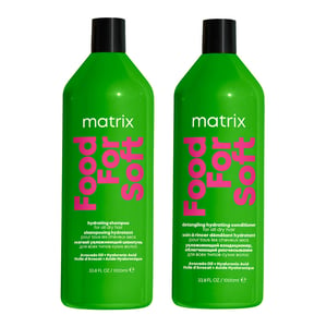 Matrix Food For Soft Hydrating Shampoo & Conditioner With Avocado Oil And Hyaluronic Acid, For Dry Hair 1000ml Duo