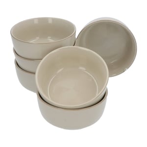 Secret de Gourmet Kommetjes keramiek terre set van 6 stuks 15 cm -