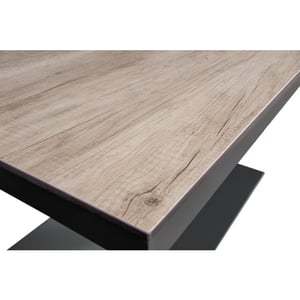 SenS-Line castello tuintafel in hoogte verstelbaar 120 cm houtkleur