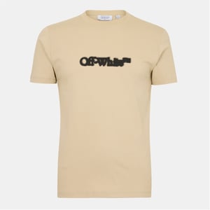 Men's Off White Spray Arrow T in Brown/Black