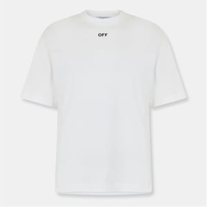 Men's Off White Arrow Skate T in White-Black